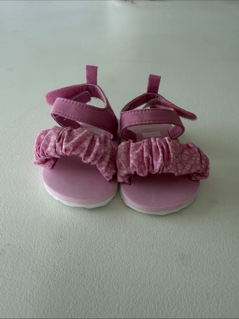 Carter's Ruffle Strap Baby Sandals - Picture 2 of 5